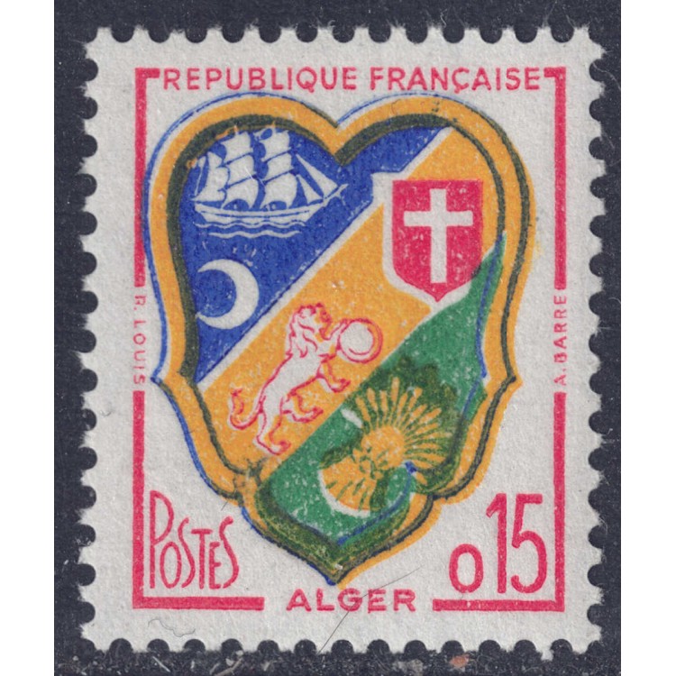 FRANCIA 1959 Stemma di Algeri MNH**