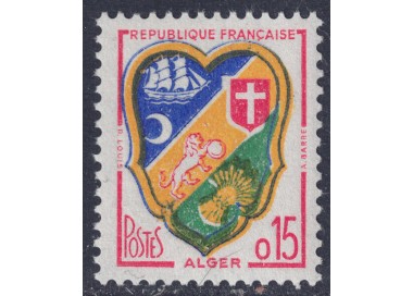 FRANCE 1959 Coat of Arms of Algiers MNH**