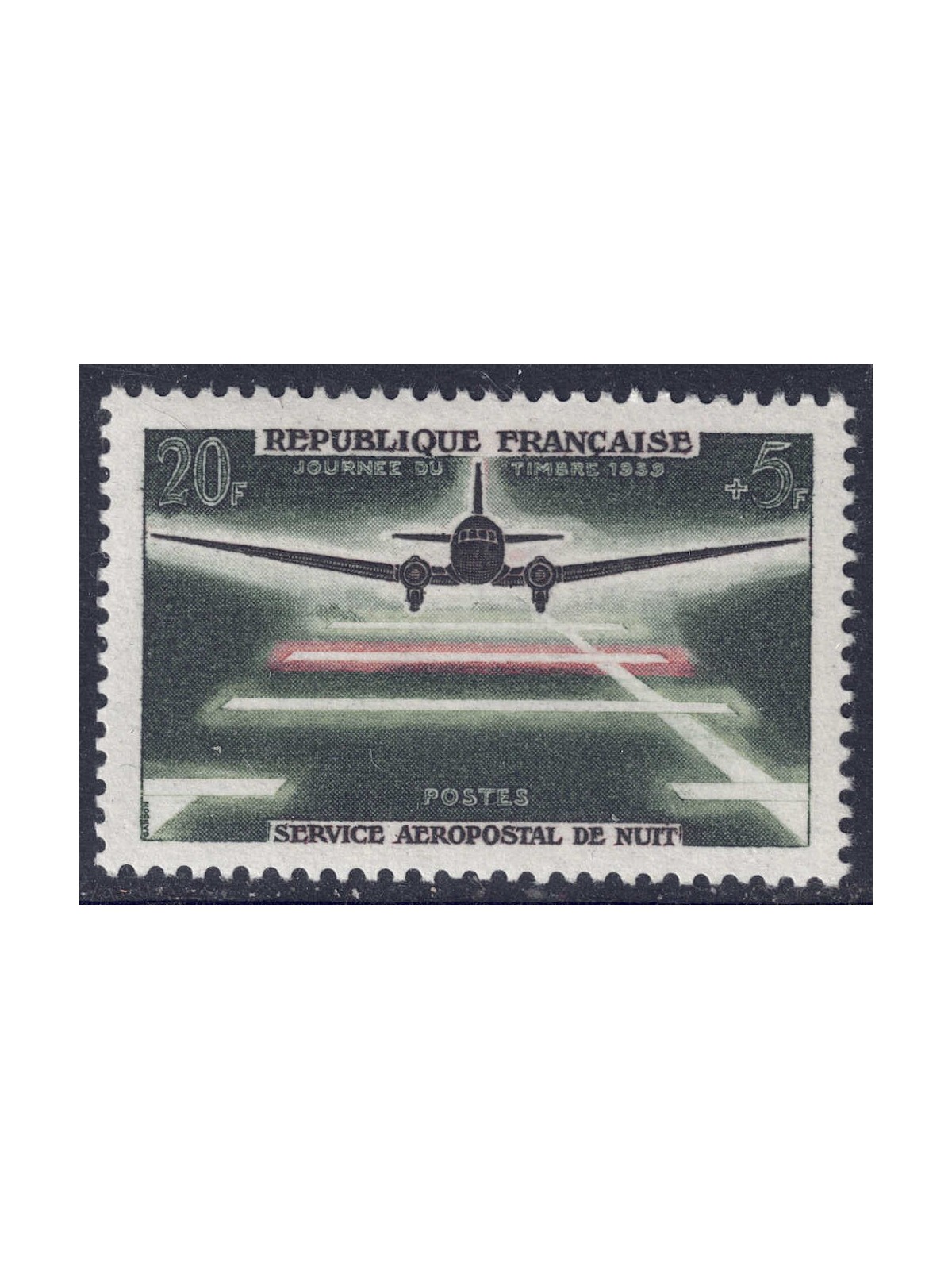 FRANCE 1959 Stamp Day MNH**