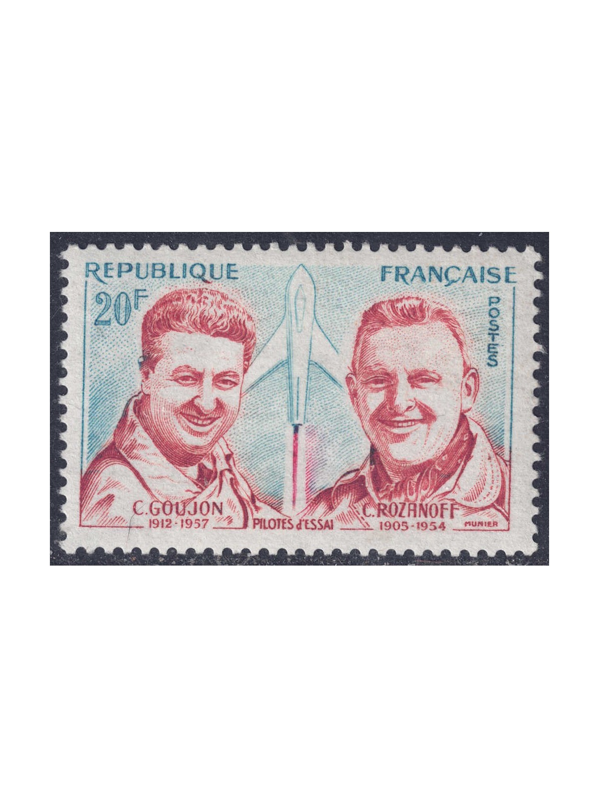 FRANCIA 1959 Omaggio ai piloti collaudatori MNH**