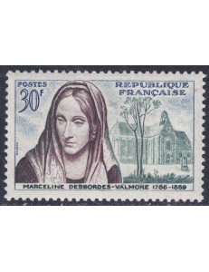 FRANCIA 1959 Marceline Desbordes-Valmore MNH**