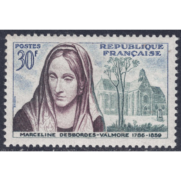 FRANCE 1959 Marceline Desbordes-Valmore MNH**
