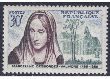 FRANCE 1959 Marceline Desbordes-Valmore MNH**