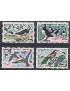FRANCE 1960 Various Birds 4v MNH**