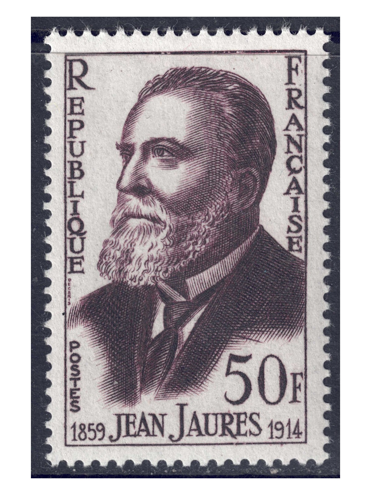 FRANCIA 1959 Jean Jaurés MNH**