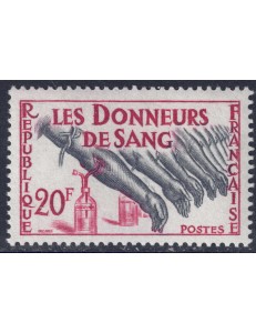 FRANCIA 1959 Donatori di sangue MNH**