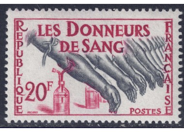 FRANCE 1959 Blood Donors MNH**