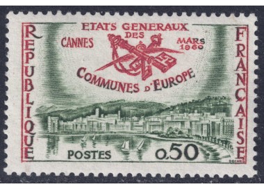 FRANCIA 1960 Stati Generali dei Comuni d'Europa MNH**