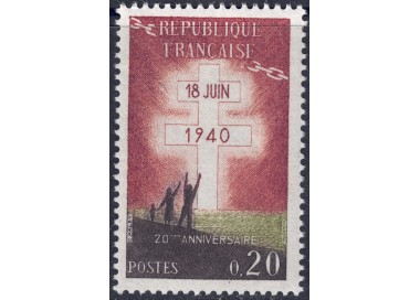FRANCE 1960 Appeal of General De Gaulle MNH**