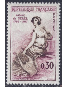 FRANCIA 1960 Madame de Staël MNH**