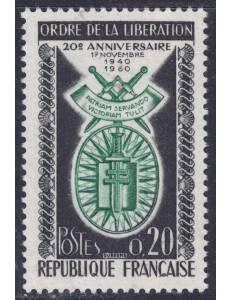 FRANCE 1960 Order of Liberation MNH**