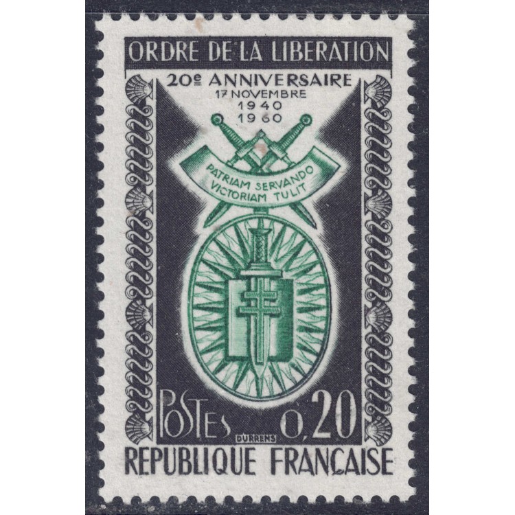 FRANCE 1960 Order of Liberation MNH**