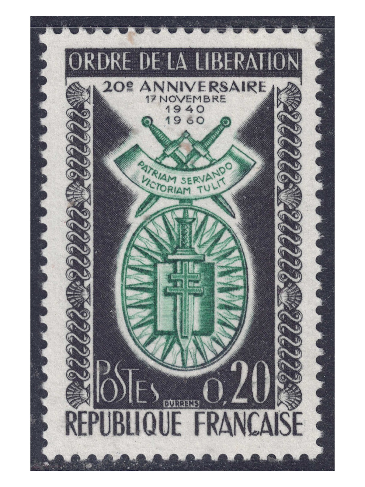 FRANCIA 1960 Ordine della Liberazione MNH**