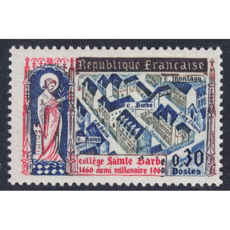 FRANCE 1960 College of Saint Barbara MNH**
