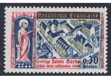 FRANCIA 1960 Collegio di Santa Barbara MNH**