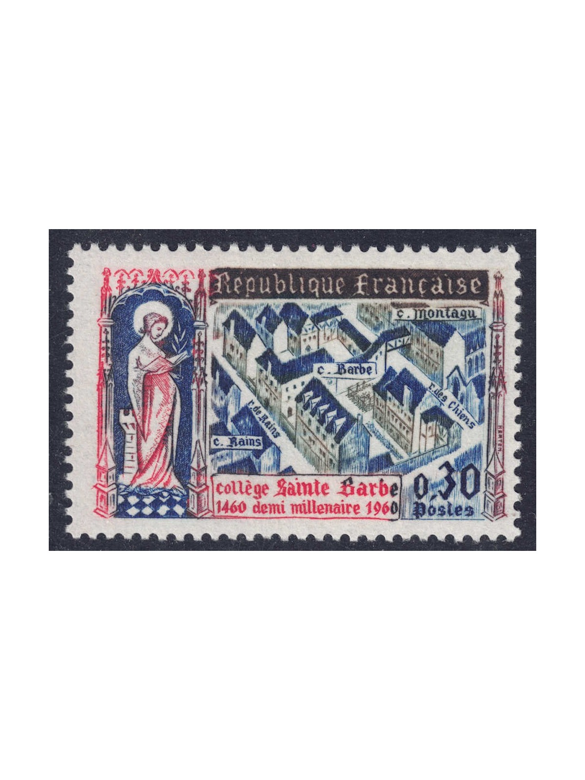 FRANCIA 1960 Collegio di Santa Barbara MNH**