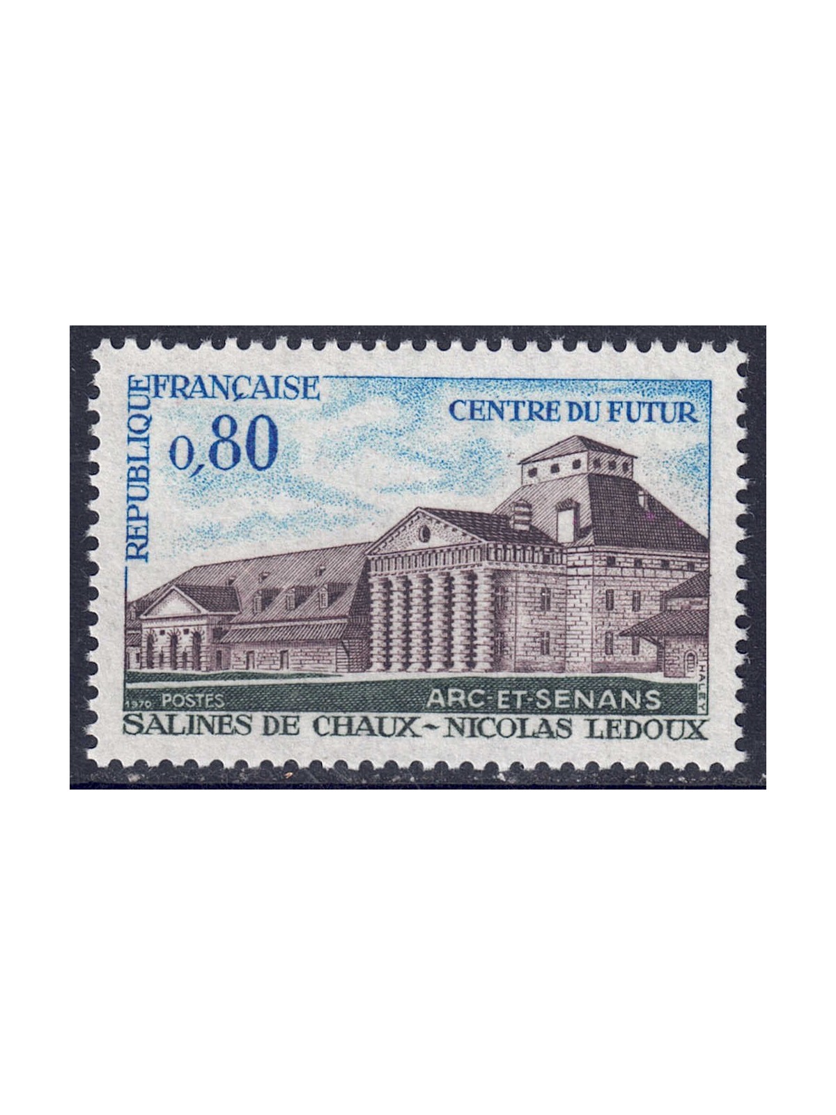 FRANCE 1970 Saltworks of Chaux-Nicolas Ledoux MNH**