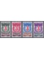FRANCE 1969-71 Official Stamps (UNESCO) 4v MNH**