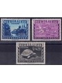 ECUADOR 1957 Isole Galapagos (posta aerea) 3v MH*