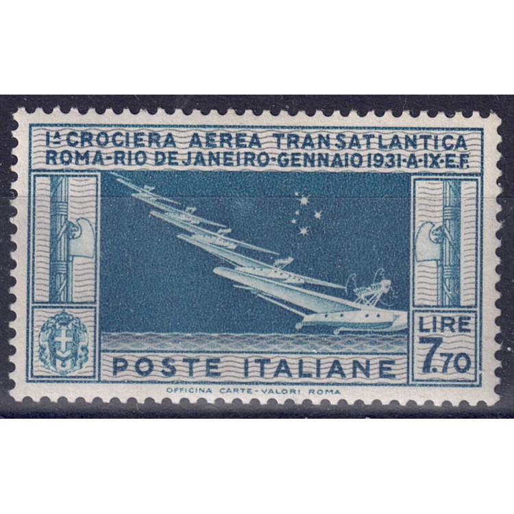 ITALY KINGDOM 1930 Transatlantic cruise MNH** ©