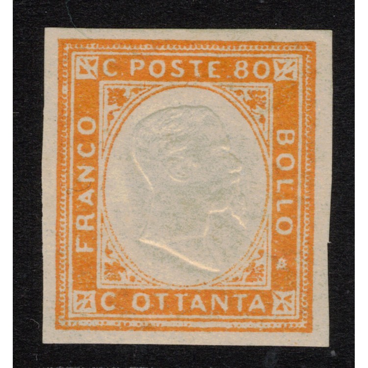 ITALY KINGDOM 1861 Matraire (80c orange) MH*