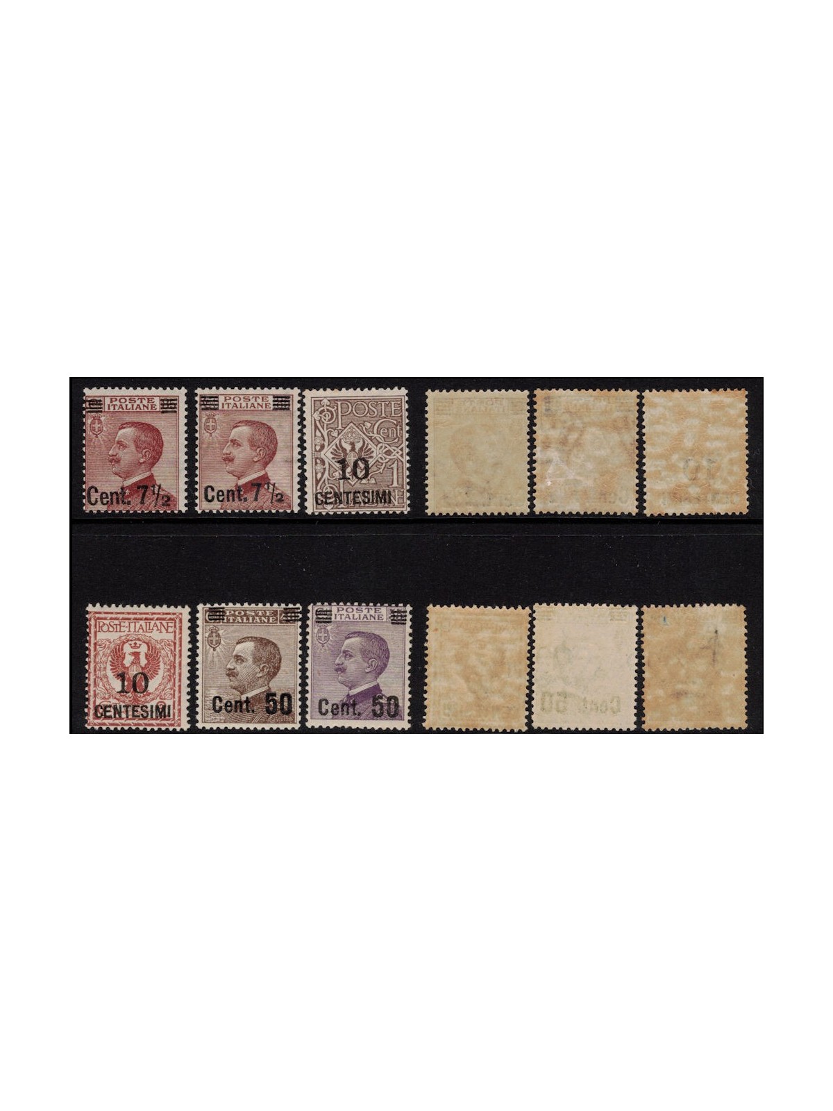 ITALIA REGNO 1923-27 Michetti soprastampati 6v MNH**