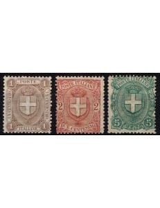 ITALY KINGDOM 1896 Coats of Arms 3v MNH**