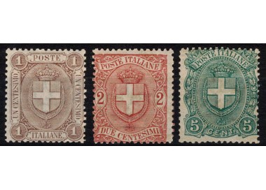 ITALY KINGDOM 1896 Coats of Arms 3v MNH**