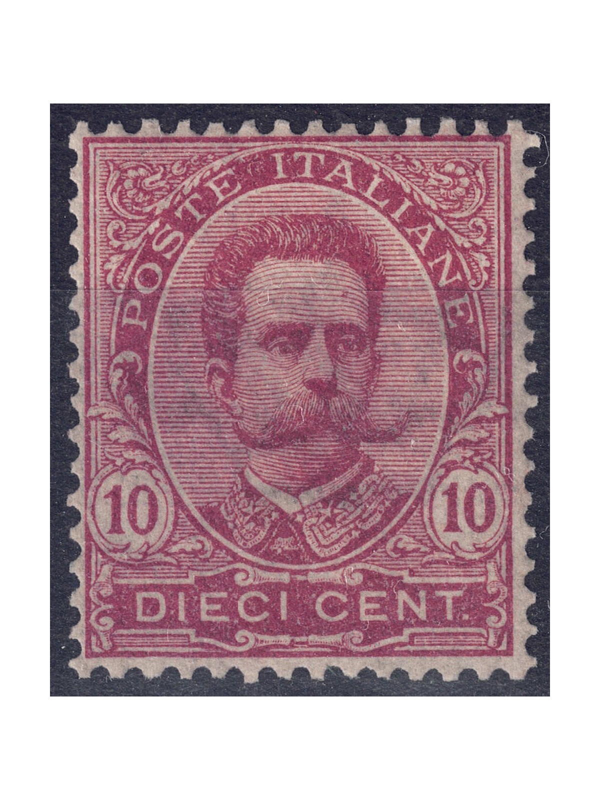 ITALIA REGNO 1891 Umberto I 10c carminio MNH**