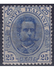 ITALY KINGDOM 1891 Umberto I 25c blue MNH**