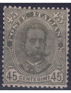 ITALIA REGNO 1891 Umberto I 45c verde oliva MNH**