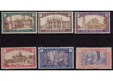 ITALY KINGDOM 1924 Holy Year 6v MH*