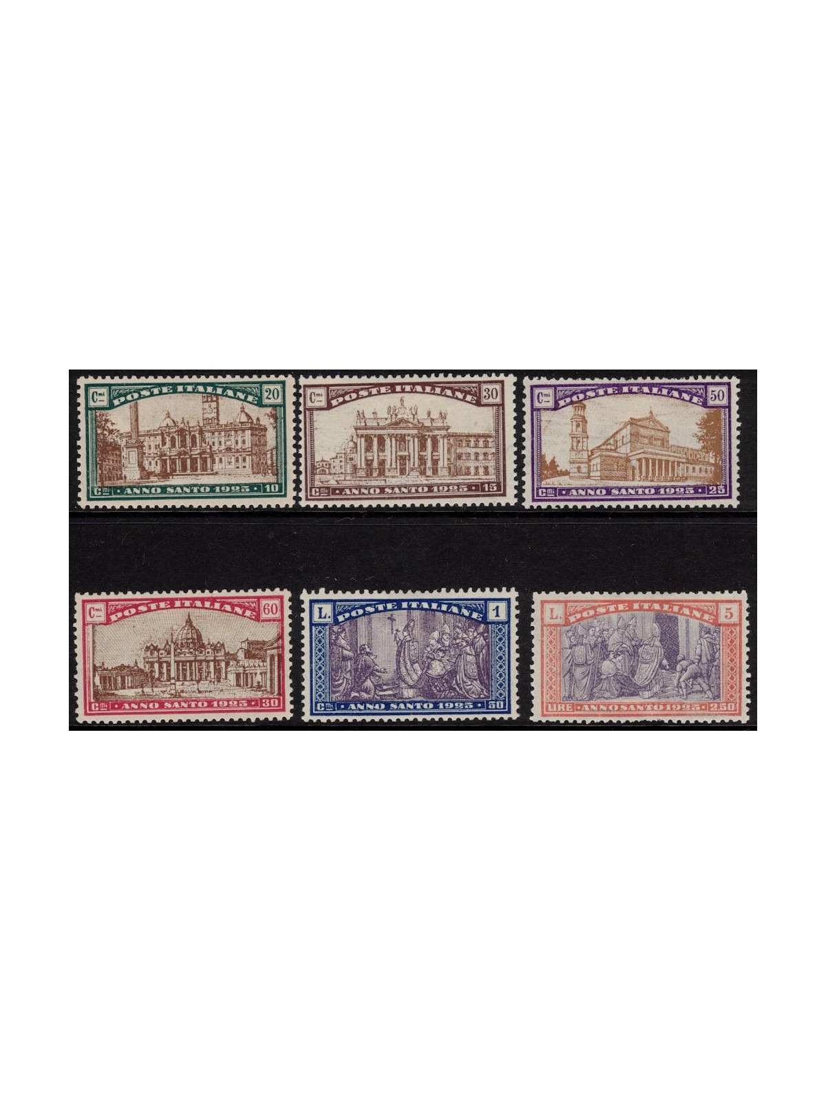 ITALY KINGDOM 1924 Holy Year 6v MH*