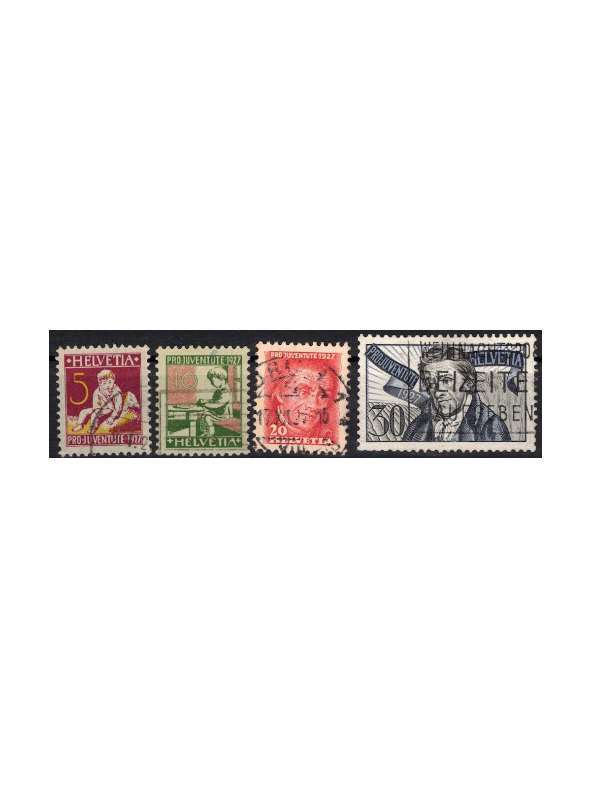 SVIZZERA 1927 Pro Juventute 4v us