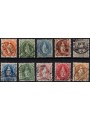 SWITZERLAND 1882-04 Helvetia standing 10v us
