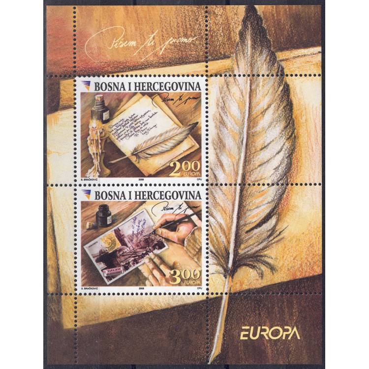 BOSNIA ERZEGOVINA 2008 Europa BF MNH**
