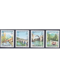 BOSNIA SERBA 2005 Cinquantenario francobolli Europa 4v MNH**
