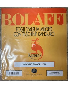 VATICAN 2021 Bolaffi Milord Album Sheets for Singles