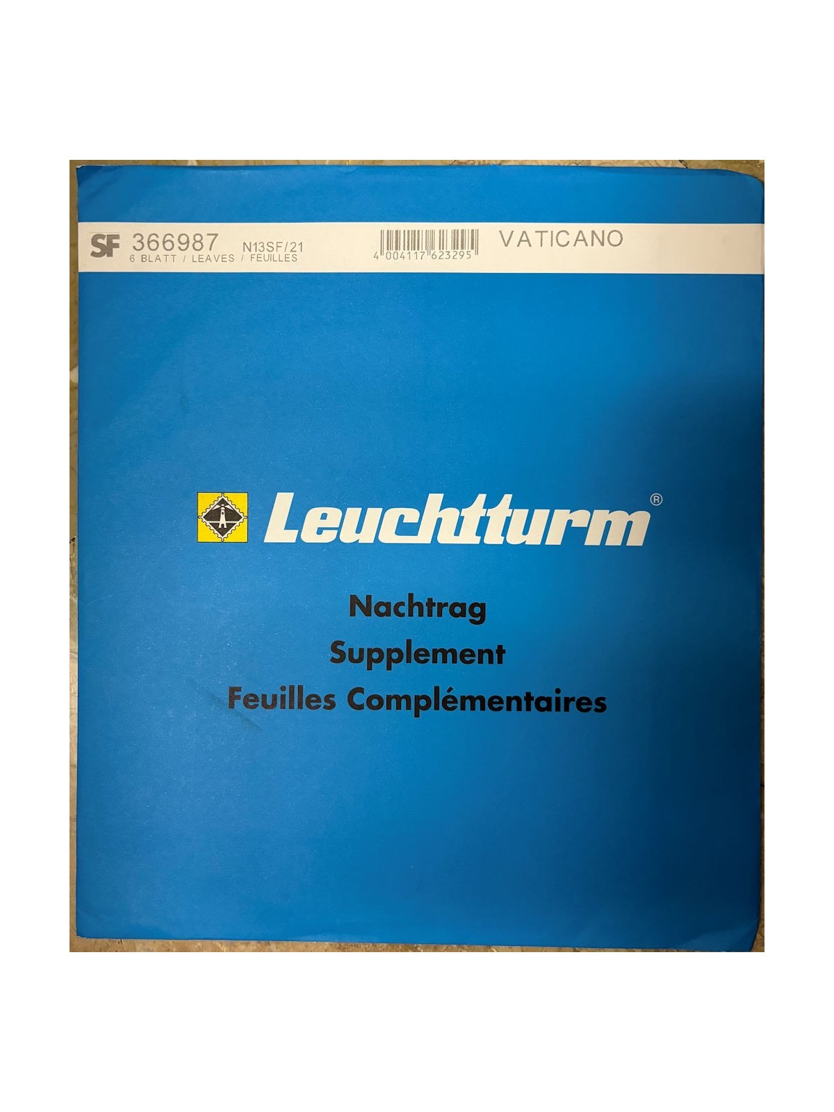 VATICAN 2021 Leuchtturm album sheets with pockets for single us