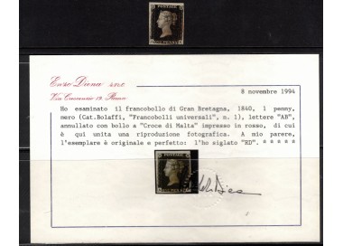 Lotto dei primi francobolli d'Europa - I Fantastici numeri 1 - us