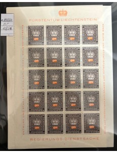 LIECHTENSTEIN Lotto di minifogli di vari anni MNH** 