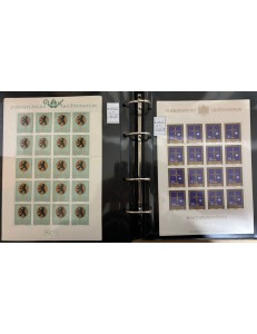 LIECHTENSTEIN Lotto di minifogli di vari anni MNH**