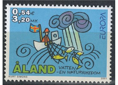 ALAND 2001 Europe MNH**