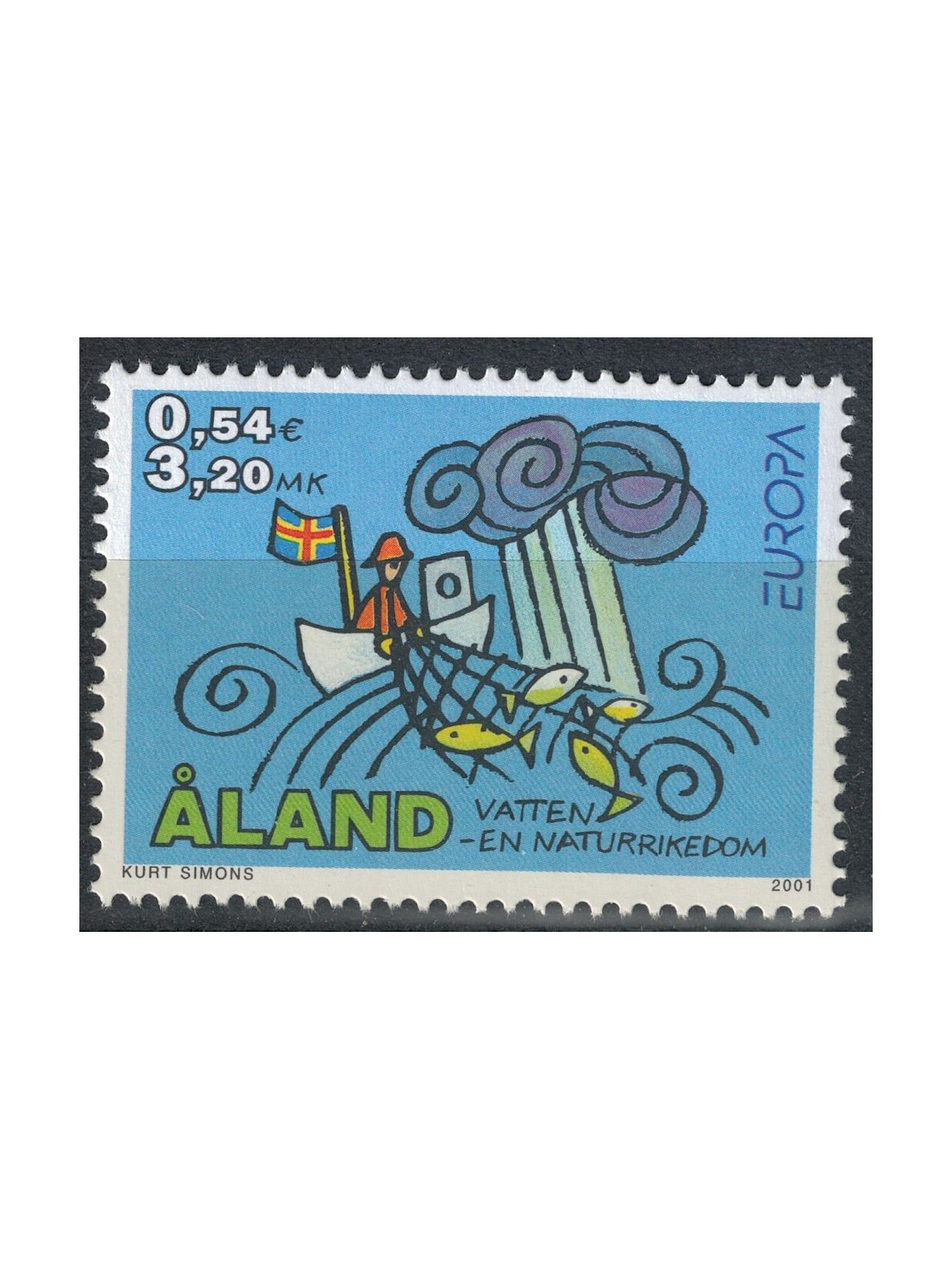 ALAND 2001 Europe MNH**