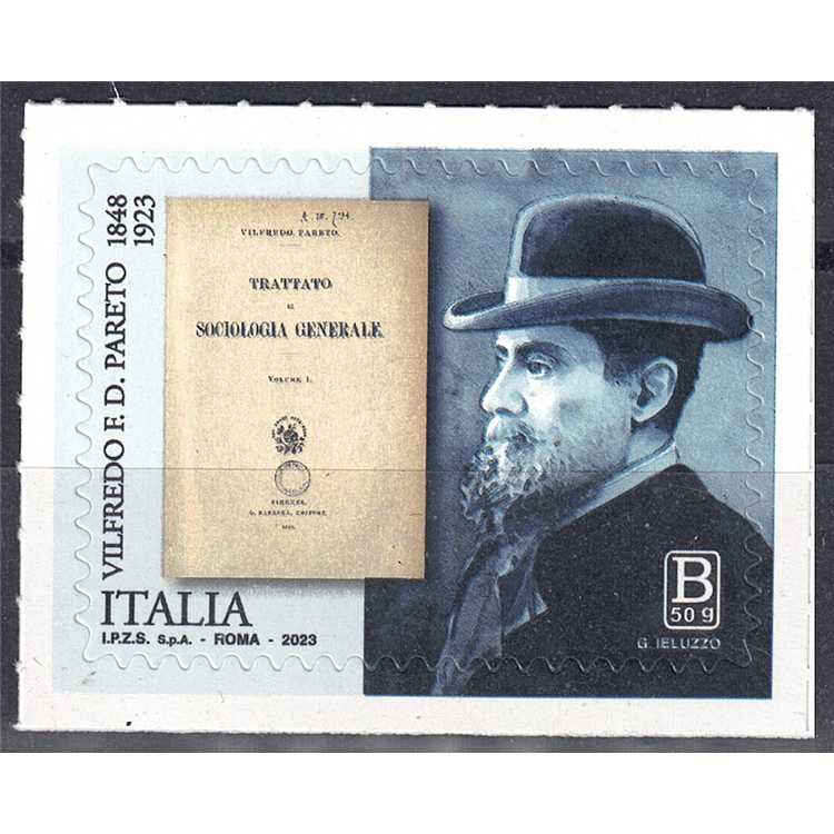 ITALIA 2023 Vilfredo Federico Damaso Pareto MNH**