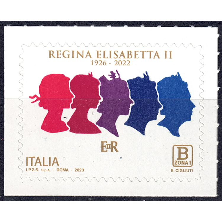 ITALIA 2023 Regina Elisabetta II MNH**