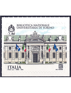 ITALIA 2023 Biblioteca Nazionale Universitaria di Torino MNH**