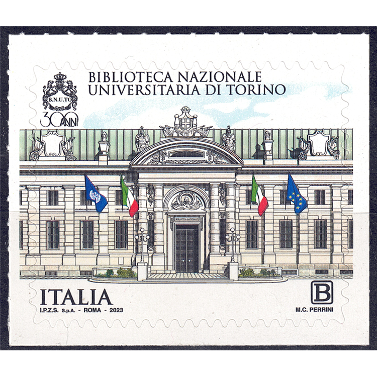 ITALIA 2023 Biblioteca Nazionale Universitaria di Torino MNH**