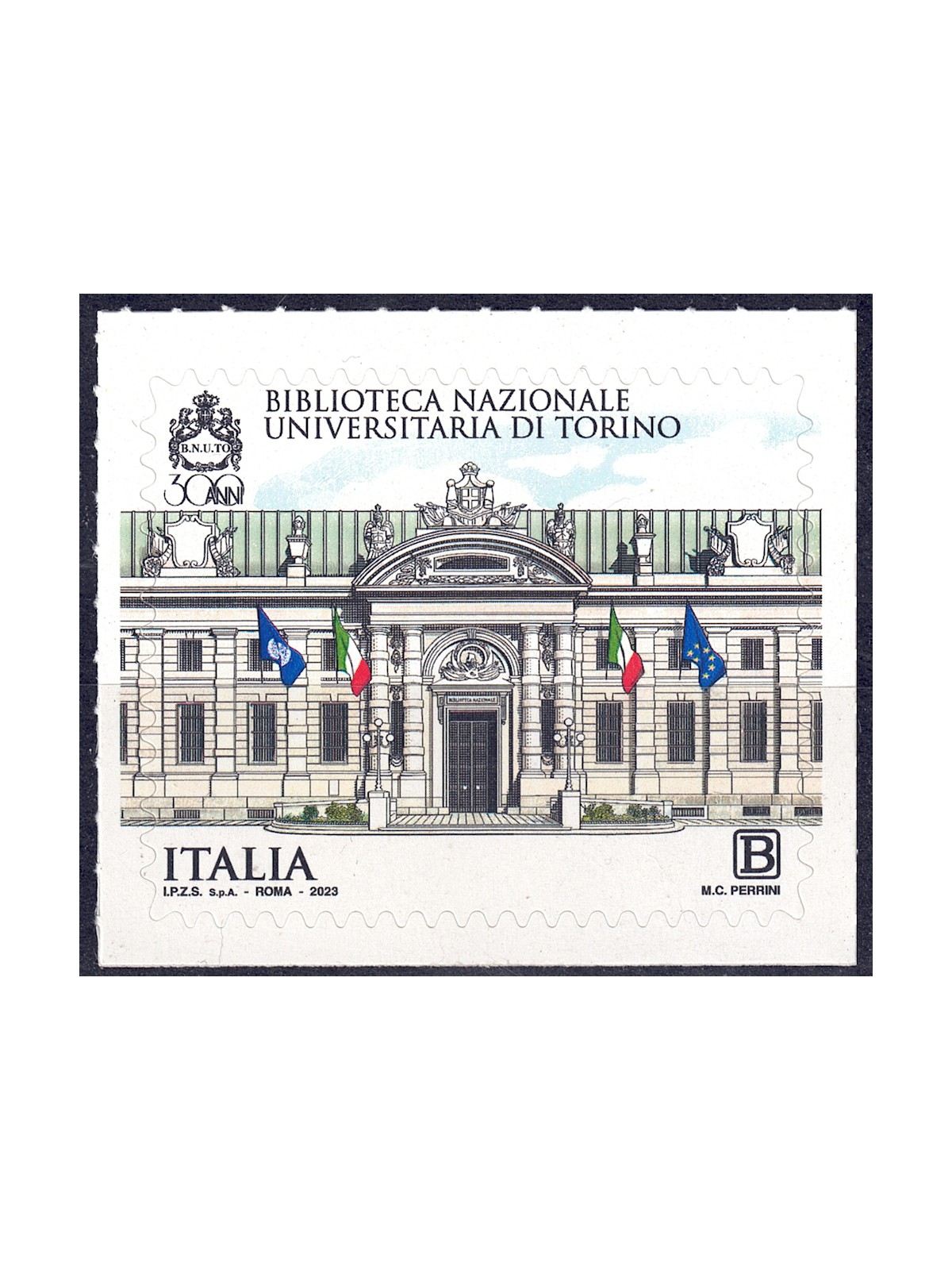 ITALY 2023 National University Library of Turin MNH**