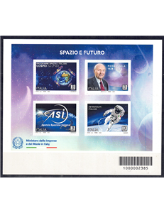 ITALY 2023 Space and Future s/s MNH**